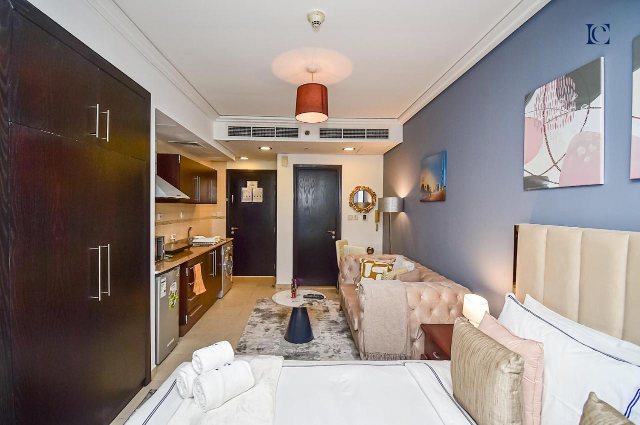 Luxury Escapes - Modern Studio Apt - Metro, Beach & Mall Mins Away Dubái Exterior foto
